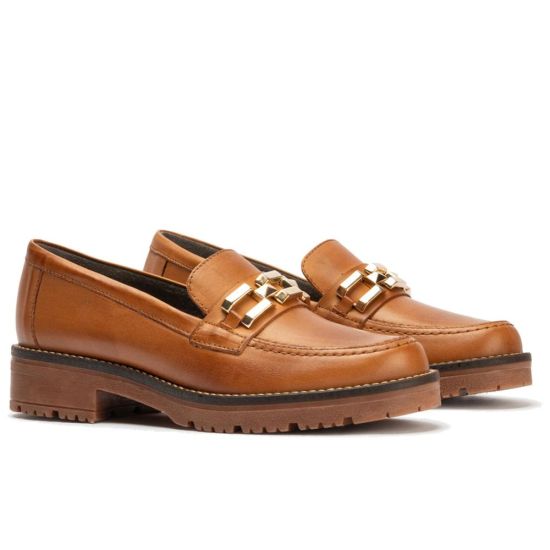 Pitillos - 10775 - CUERO - 10775 - CUERO - Mocasín en Napa con adorno de mujer color cuero - 2