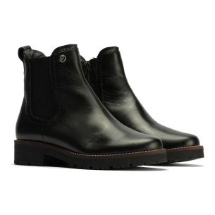 Pitillos - 10778 - NEGRO - 10778 - NEGRO - Botín Chelsey en Napa con cremallera de mujer color negro - 1 2