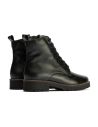 Pitillos - 10779 - NEGRO - 10779 - NEGRO - Botín Militar en Napa con cordones de mujer color negro - 3