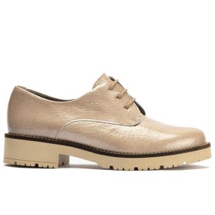 Pitillos - 10782 - PIEDRA - 10782 - PIEDRA - Blucher en Charol con cordones de mujer color piedra - 1