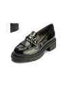 Pitillos - 10790 - NEGRO - 10790 - NEGRO - Mocasín con Flecos en Charol de mujer color negro - 4