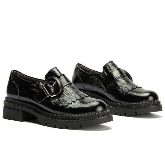Pitillos - 10791 - NEGRO - 10791 - NEGRO - Abotinado en Charol de mujer color negro - 2