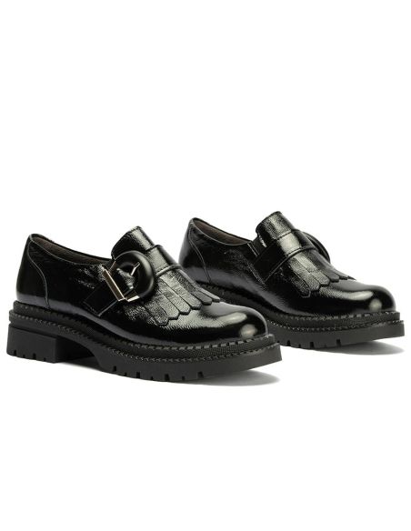 Pitillos - 10791 - NEGRO - 10791 - NEGRO - Abotinado en Charol de mujer color negro - 2