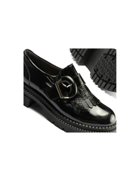 Pitillos - 10791 - NEGRO - 10791 - NEGRO - Abotinado en Charol de mujer color negro - 4