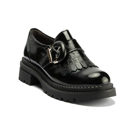 Pitillos - 10791 - NEGRO - 10791 - NEGRO - Abotinado en Charol de mujer color negro - 6