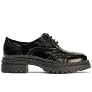 Pitillos - 10792 - NEGRO - 10792 - NEGRO - Ingles en Charol con cordones de mujer color negro - 1