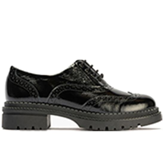 Pitillos - 10792 - NEGRO - 10792 - NEGRO - Ingles en Charol con cordones de mujer color negro - 1