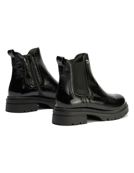 Pitillos - 10793 - NEGRO - 10793 - NEGRO - Botín Chelsey en Charol con cremallera de mujer color negro - 3
