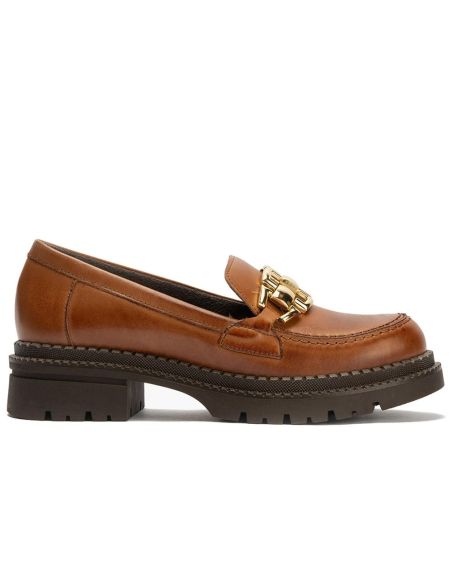 Pitillos - 10795 - CUERO - 10795 - CUERO - Mocasín en Napa con adorno de mujer color cuero - 1