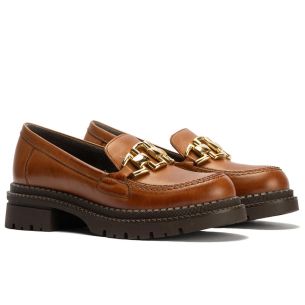 Pitillos - 10795 - CUERO - 10795 - CUERO - Mocasín en Napa con adorno de mujer color cuero - 1 2