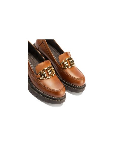 Pitillos - 10795 - CUERO - 10795 - CUERO - Mocasín en Napa con adorno de mujer color cuero - 4