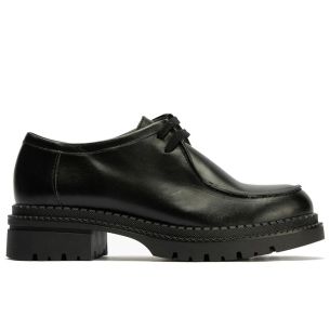 Pitillos - 10797 - NEGRO - 10797 - NEGRO - Wallaby en Napa con cordones de mujer color negro - 1