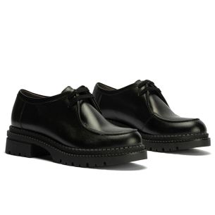 Pitillos - 10797 - NEGRO - 10797 - NEGRO - Wallaby en Napa con cordones de mujer color negro - 1 2