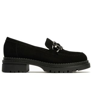 Pitillos - 10799 - NEGRO - 10799 - NEGRO - Mocasín en Ante con adorno de mujer color negro - 1