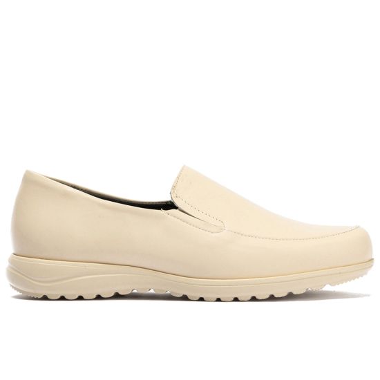 Pitillos - 108 - CREMA - 108 - CREMA - Mocasín Mujer Cuña Baja Beige - 2