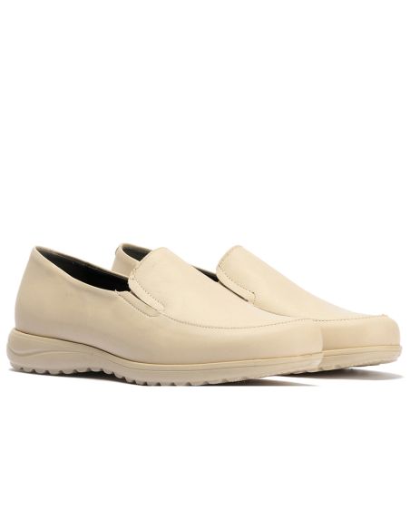 Pitillos - 108 - CREMA - 108 - CREMA - Mocasín Mujer Cuña Baja Beige - 3