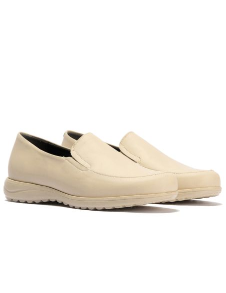 Pitillos - 108 - CREMA - 108 - CREMA - Mocasín Mujer Cuña Baja Beige - 4