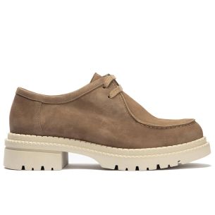 Pitillos - 10800 - TOPO - 10800 - TOPO - Wallaby en Ante con cordones de mujer color topo - 1
