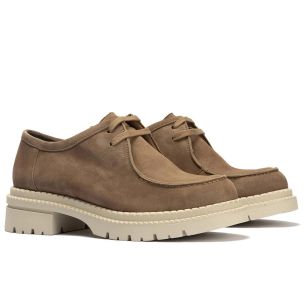Pitillos - 10800 - TOPO - 10800 - TOPO - Wallaby en Ante con cordones de mujer color topo - 1 2