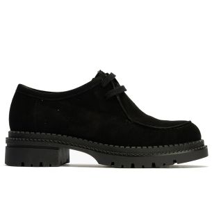 Pitillos - 10800 - NEGRO - 10800 - NEGRO - Wallaby en Ante con cordones de mujer color negro - 1