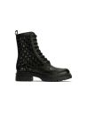 Pitillos - 10802 - NEGRO - 10802 - NEGRO - Botin Militar con Nylon con cremallera de mujer color negro - 1