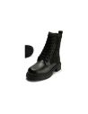 Pitillos - 10802 - NEGRO - 10802 - NEGRO - Botin Militar con Nylon con cremallera de mujer color negro - 5