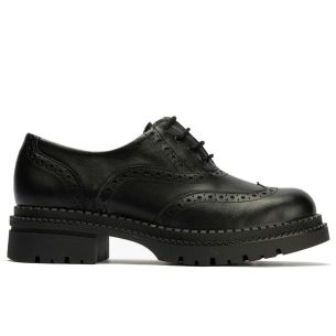Pitillos - 10804 - NEGRO - 10804 - NEGRO - Ingles en Napa con cordones de mujer color negro - 1
