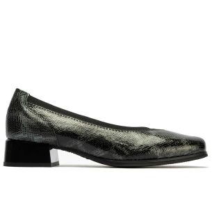 Pitillos - 10811 - NEGRO - 10811 - NEGRO - Salón de Pico en Fantasía con Elásticos de mujer color negro - 1