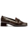 Pitillos - 10814 - MARRON - 10814 - MARRON - Mocasín en Charol con adorno de mujer color marron - 1