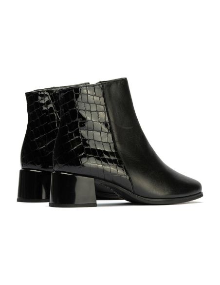 Pitillos - 10824 - NEGRO - 10824 - NEGRO - Botin en napa con coco charol de mujer color negro - 3