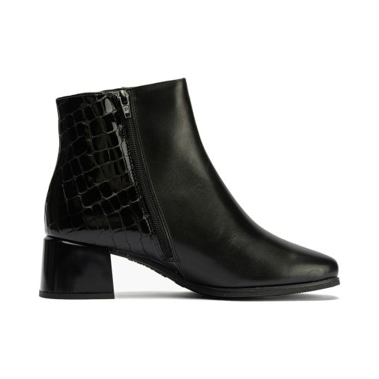 Pitillos - 10824 - NEGRO - 10824 - NEGRO - Botin en napa con coco charol de mujer color negro - 4