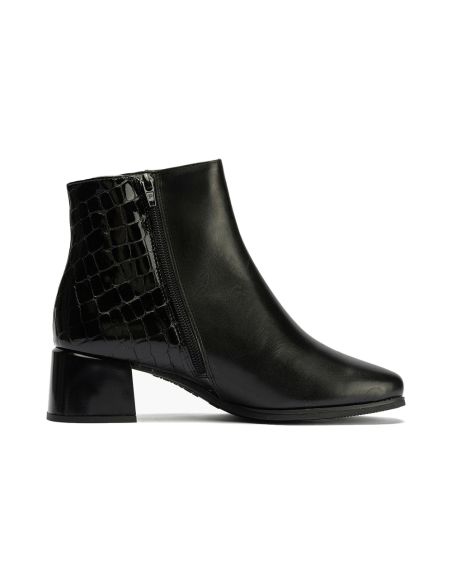 Pitillos - 10824 - NEGRO - 10824 - NEGRO - Botin en napa con coco charol de mujer color negro - 4