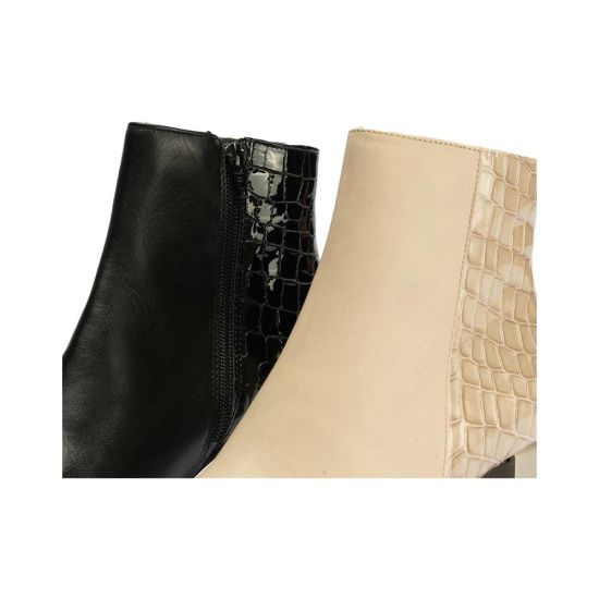 Pitillos - 10824 - NEGRO - 10824 - NEGRO - Botin en napa con coco charol de mujer color negro - 7