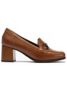Pitillos - 10837 - CUERO - 10837 - CUERO - Mocasín en Napa con adorno de mujer color cuero - 1