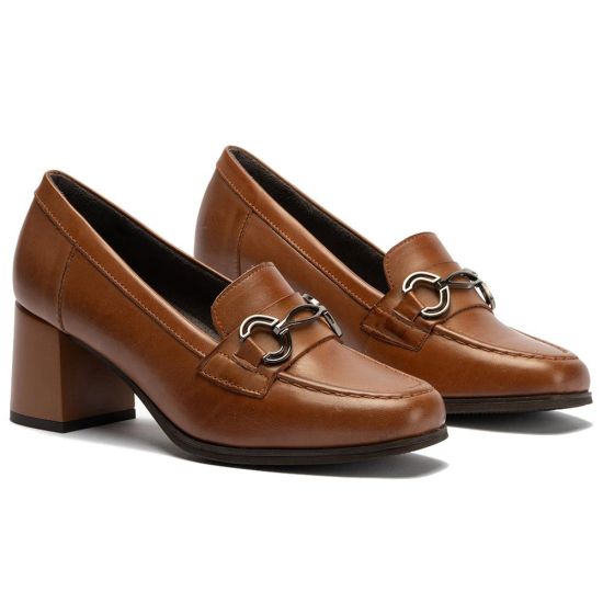 Pitillos - 10837 - CUERO - 10837 - CUERO - Mocasín en Napa con adorno de mujer color cuero - 3