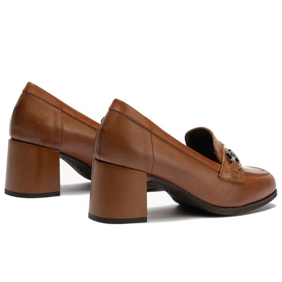 Pitillos - 10837 - CUERO - 10837 - CUERO - Mocasín en Napa con adorno de mujer color cuero - 4