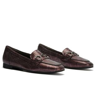 Pitillos - 10871 - BURDEOS - 10871 - BURDEOS - Mocasín en Fantasía de mujer color burdeos - 1 2