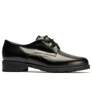 Pitillos - 10881 - NEGRO - 10881 - NEGRO - Blucher en napa con cordones de mujer color negro - 1