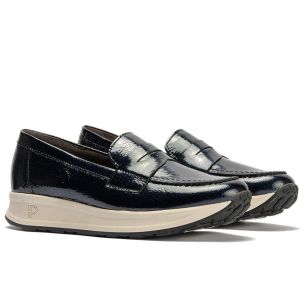 Pitillos - 10900 - MARINO - 10900 - MARINO - Mocasín en Charol de mujer color marino - 1 2