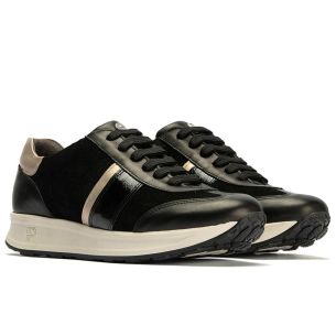Pitillos - 10906 - NEGRO - 10906 - NEGRO - Deportivo Combinado con Serraje de mujer color negro - 1 2