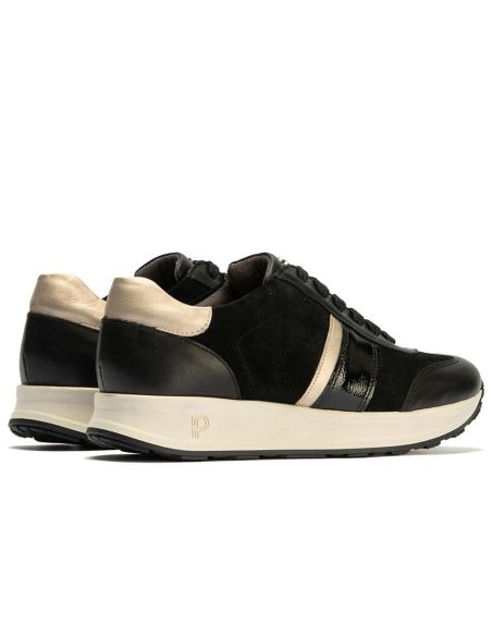 Pitillos - 10906 - NEGRO - 10906 - NEGRO - Deportivo Combinado con Serraje de mujer color negro - 3