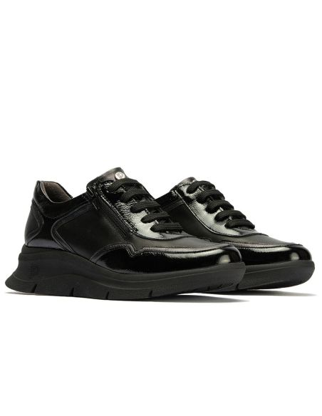 Pitillos - 10910 - NEGRO - 10910 - NEGRO - Deportivo de Cremallera Combinado con Laminado de mujer color negro - 2