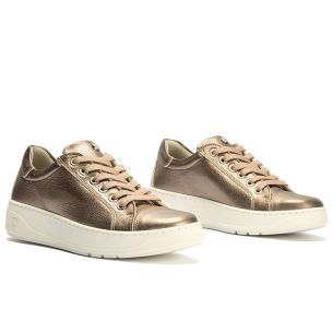 Pitillos - 10920 - BRONCE - 10920 - BRONCE - Basket en Laminado con cordones de mujer color bronce - 1 2