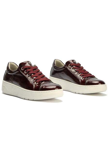 Pitillos - 10921 - BURDEOS - 10921 - BURDEOS - Basket en Charol con cordones de mujer color burdeos - 2