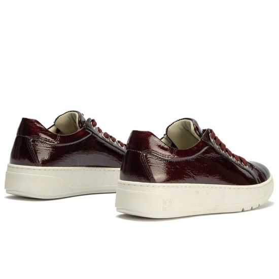 Pitillos - 10921 - BURDEOS - 10921 - BURDEOS - Basket en Charol con cordones de mujer color burdeos - 3