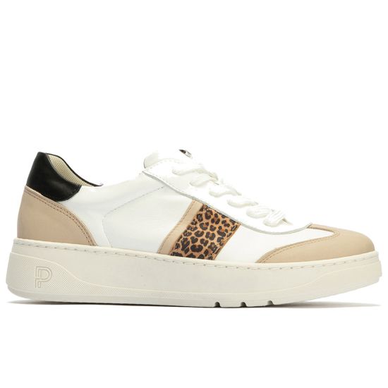 Pitillos - 10923-2 - BLANCO - 10923-2 - BLANCO - Basket Combinado con leopardo de mujer color blanco - 1