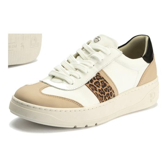 Pitillos - 10923-2 - BLANCO - 10923-2 - BLANCO - Basket Combinado con leopardo de mujer color blanco - 2