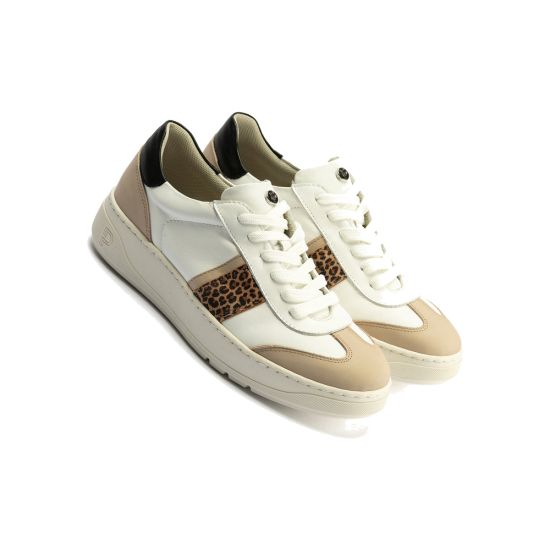 Pitillos - 10923-2 - BLANCO - 10923-2 - BLANCO - Basket Combinado con leopardo de mujer color blanco - 4