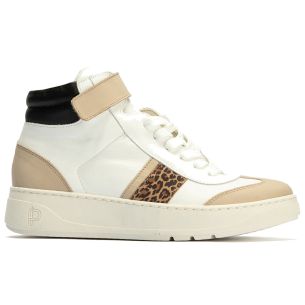 Pitillos - 10924-2 - BLANCO - 10924-2 - BLANCO - Botín Basket Combinado con leopardo de nujer color blanco - 1