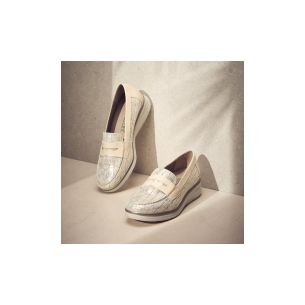 Pitillos - 11020 - ORO - 11020 - ORO - Mocasín plano con antifaz en piel napa fantasía y piel napa Oro - 1 2